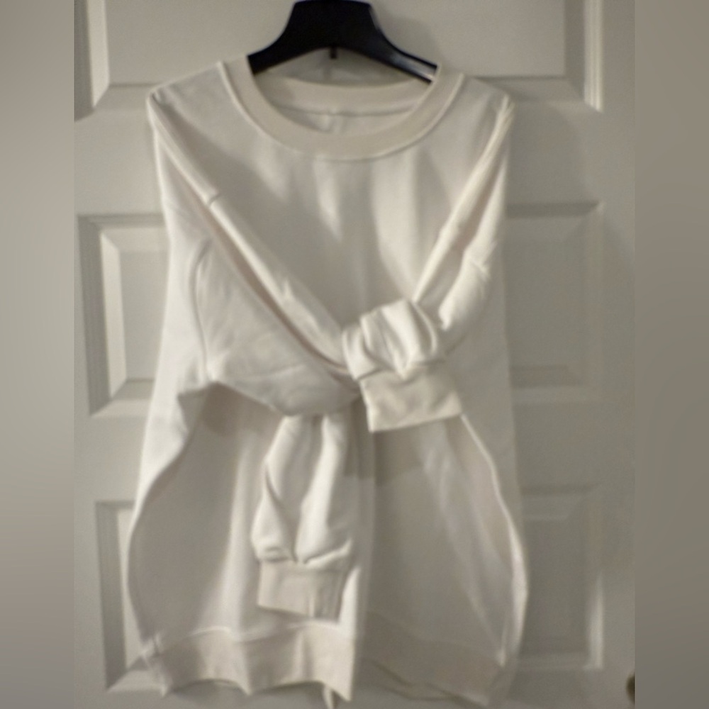 NWOT  Lululemon Womens Perfectly Oversized Pullover. XL WHITE . $50 each